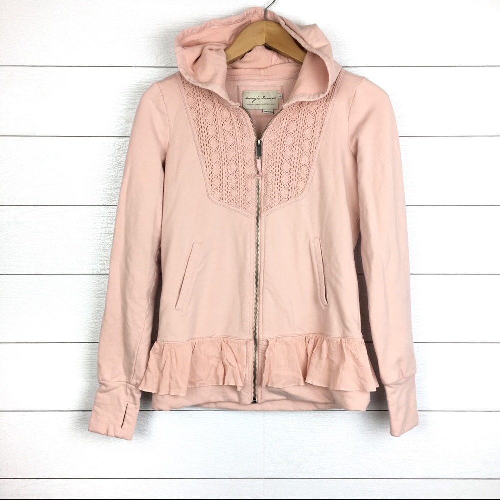 Evy’s Tree Ruffle Zip Katherine Hoodie Sweatshirt